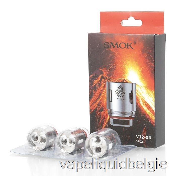 Vape Smaken Smok Tfv12 Vervangende Spoelen & Rba 0.15ohm V12-x4 Quad Spoel (pak Van 3)